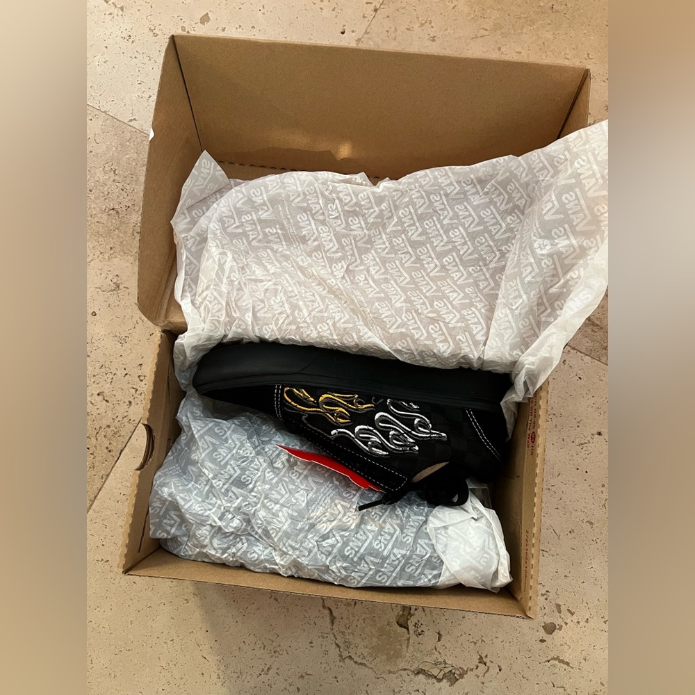 VANS ComfyCush Old Skool Ignition Black/Black Skate Shoes - Picture 10 of 11